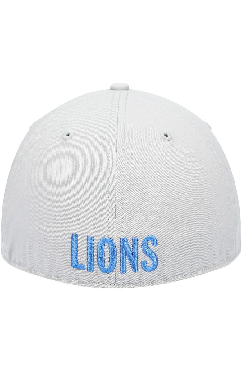 '47 Men's '47 Gray Detroit Lions Legacy Franchise Fitted Hat, Alternate, color, 