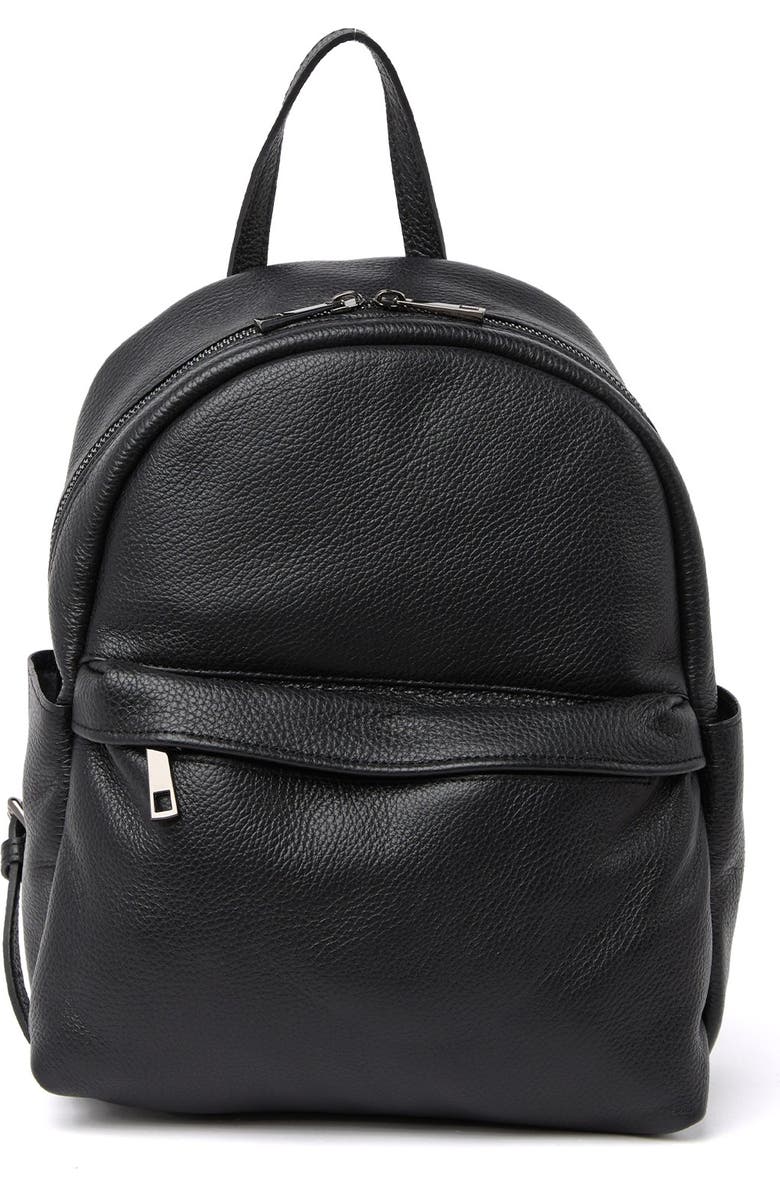 MASSIMO CASTELLO Leather Backpack, Main, color,