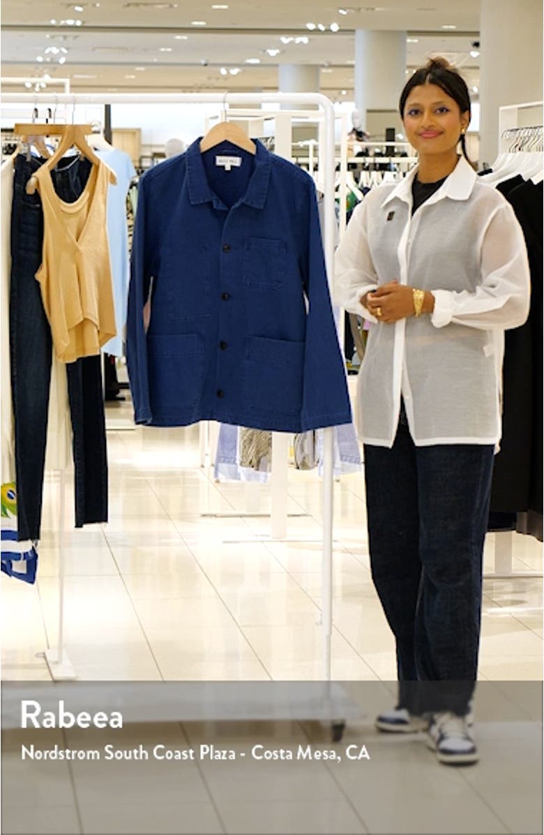 Britt Work Recycled Cotton Jacket, sales video thumbnail