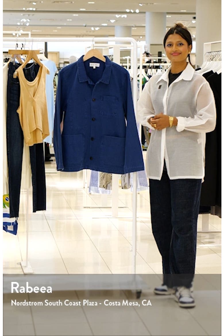 Britt Work Recycled Cotton Jacket video