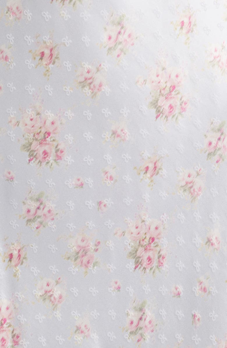 LoveShackFancy Theodore Floral Print Jacquard Dress, Alternate, color,