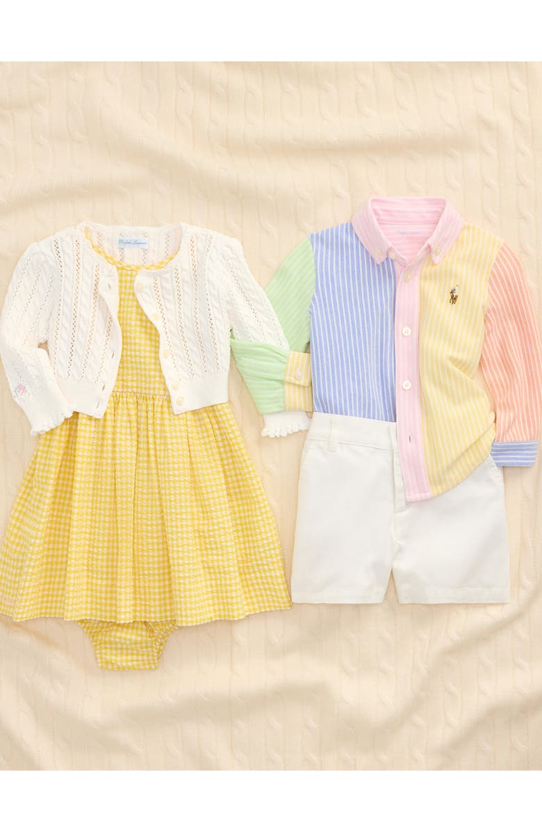 Ralph Lauren Pointelle Cotton Cardigan, Alternate, color, 