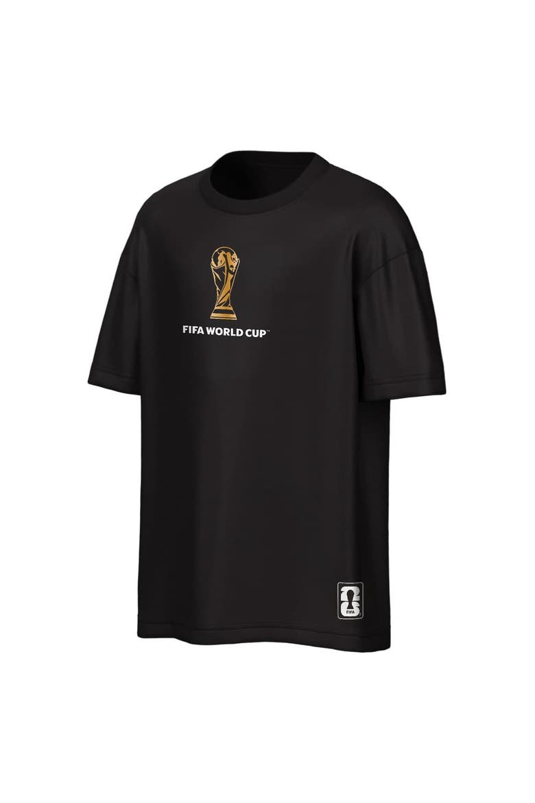 Men's Outerstuff Black 2026 FIFA World Cup Trophy Oversized T