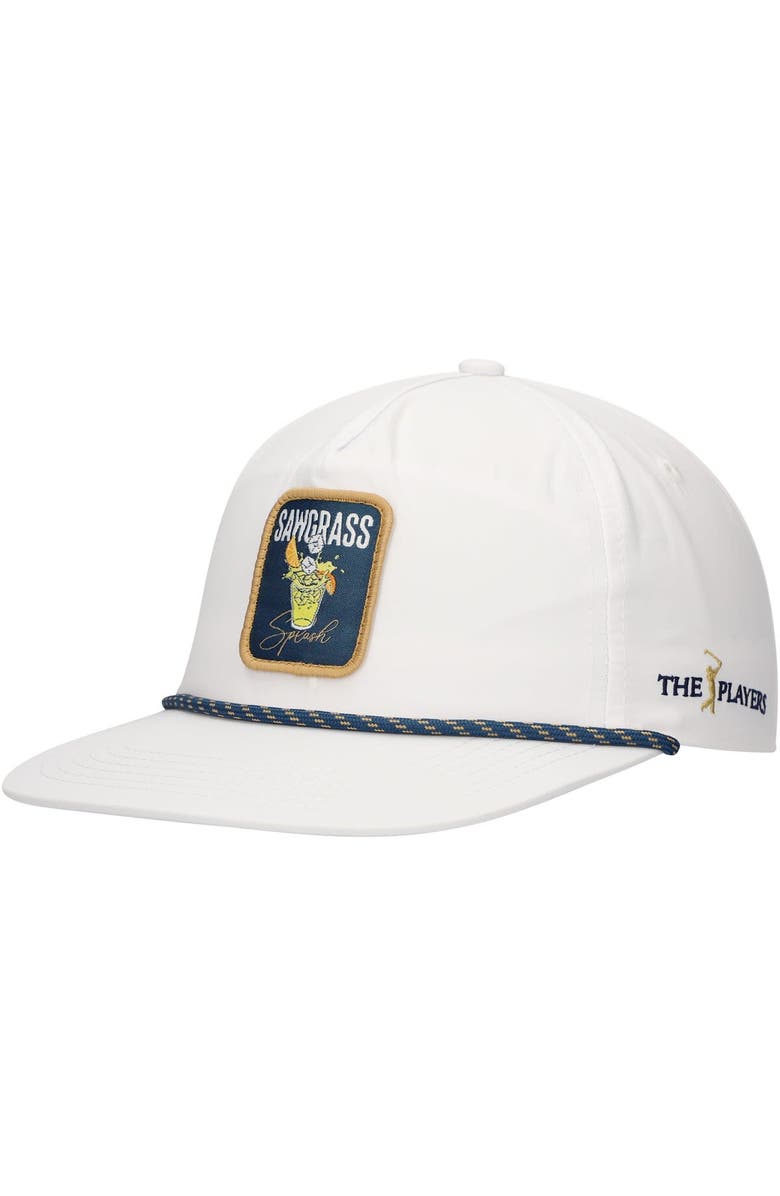 BARSTOOL GOLF Men's Barstool Golf White THE PLAYERS Snapback Hat, Main, color, White
