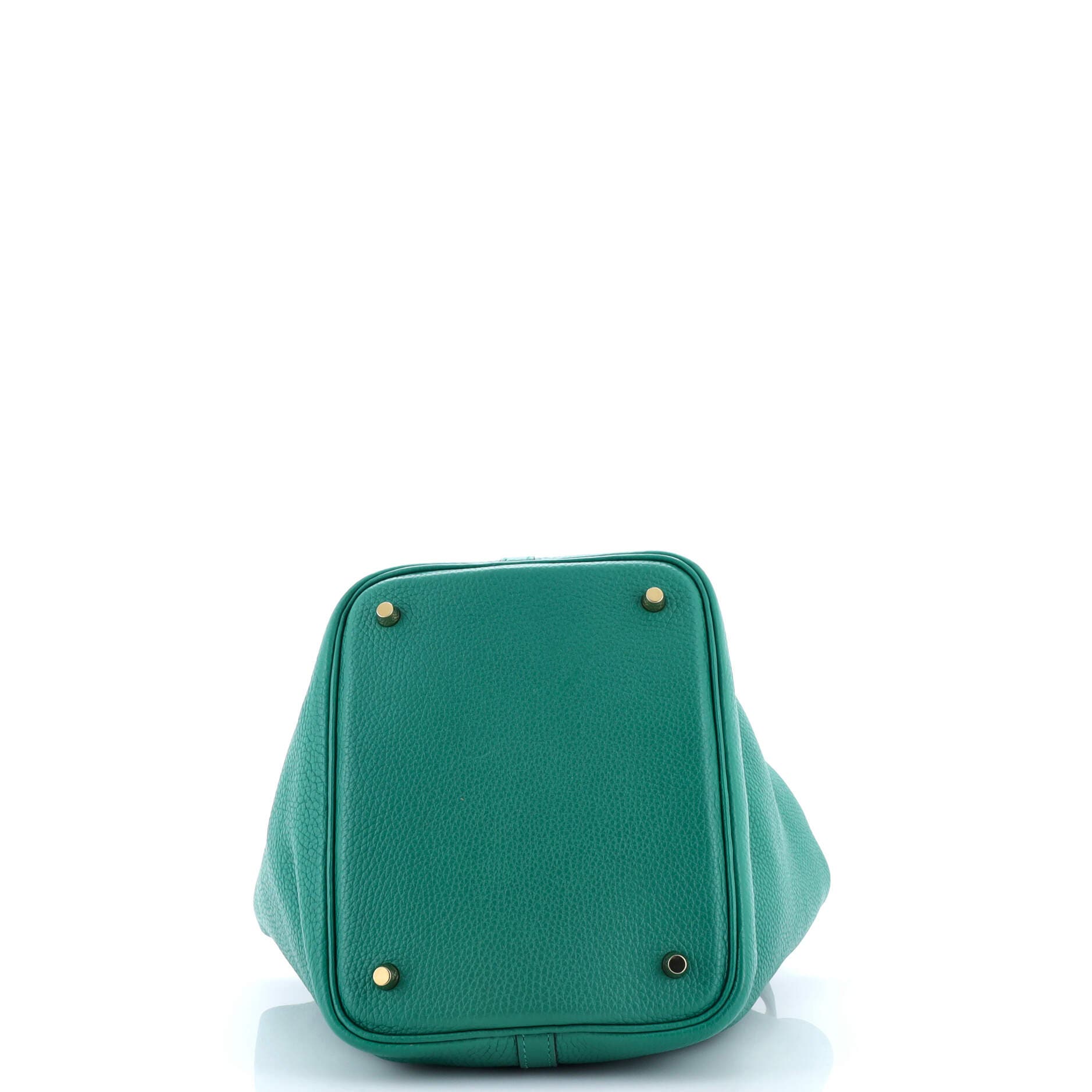 Pre-Owned Hermes Picotin Lock Bag Clemence MM, Alternate, color, Vert Vertigo