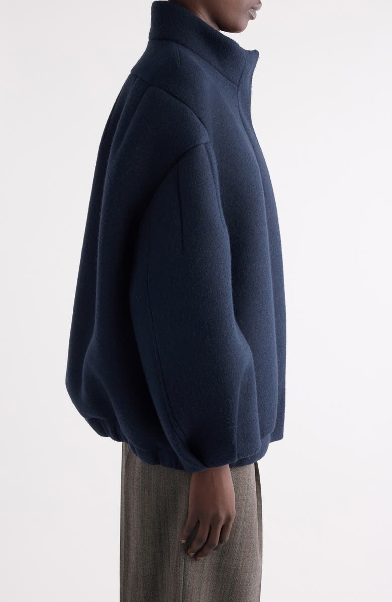 Dries Van Noten Voles Oversize Wool Jacket, Alternate, color, Navy
