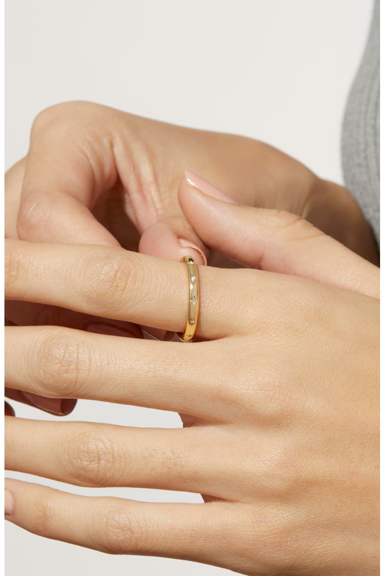 Celestial Band Ring - Capella, Alternate, color, Gold