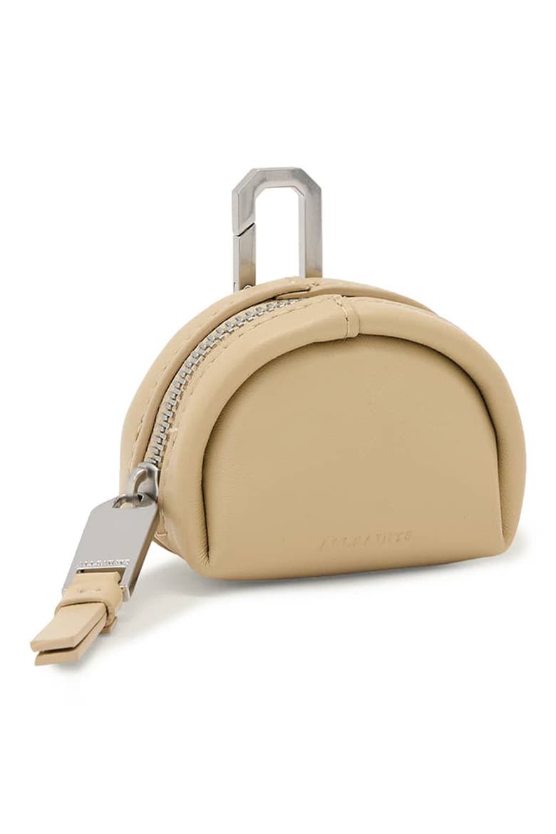 Rosalie Leather AirPod Case, Alternate, color, BONE