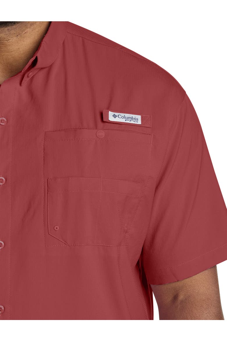 Big & Tall PFG Tamiami II Sport Shirt, Alternate, color, BEET