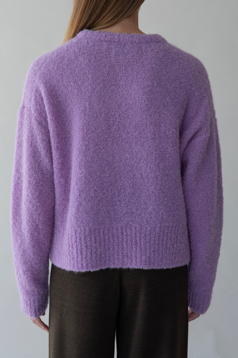 Belle Boucle Pullover, Alternate, color, IRIS