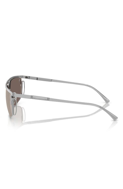 Scuderia Ferrari 59mm Irregular Sunglasses In Silver