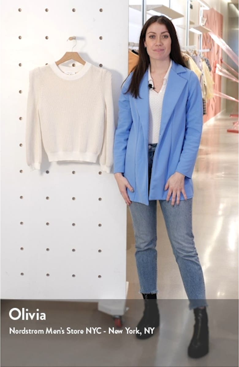 Rib Organic Cotton Sweater, sales video thumbnail