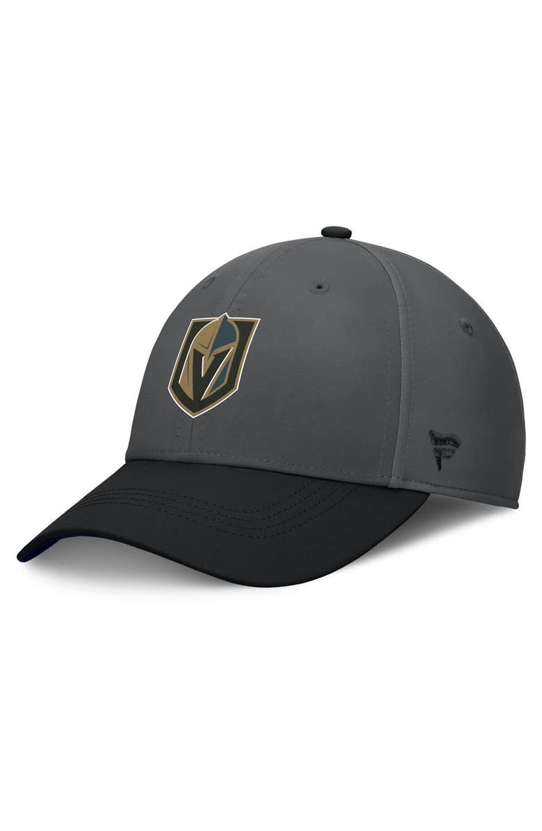 FANATICS Men's Fanatics Gray/Black Vegas Golden Knights Authentic Pro Rink Flex Hat, Alternate, color, Gray