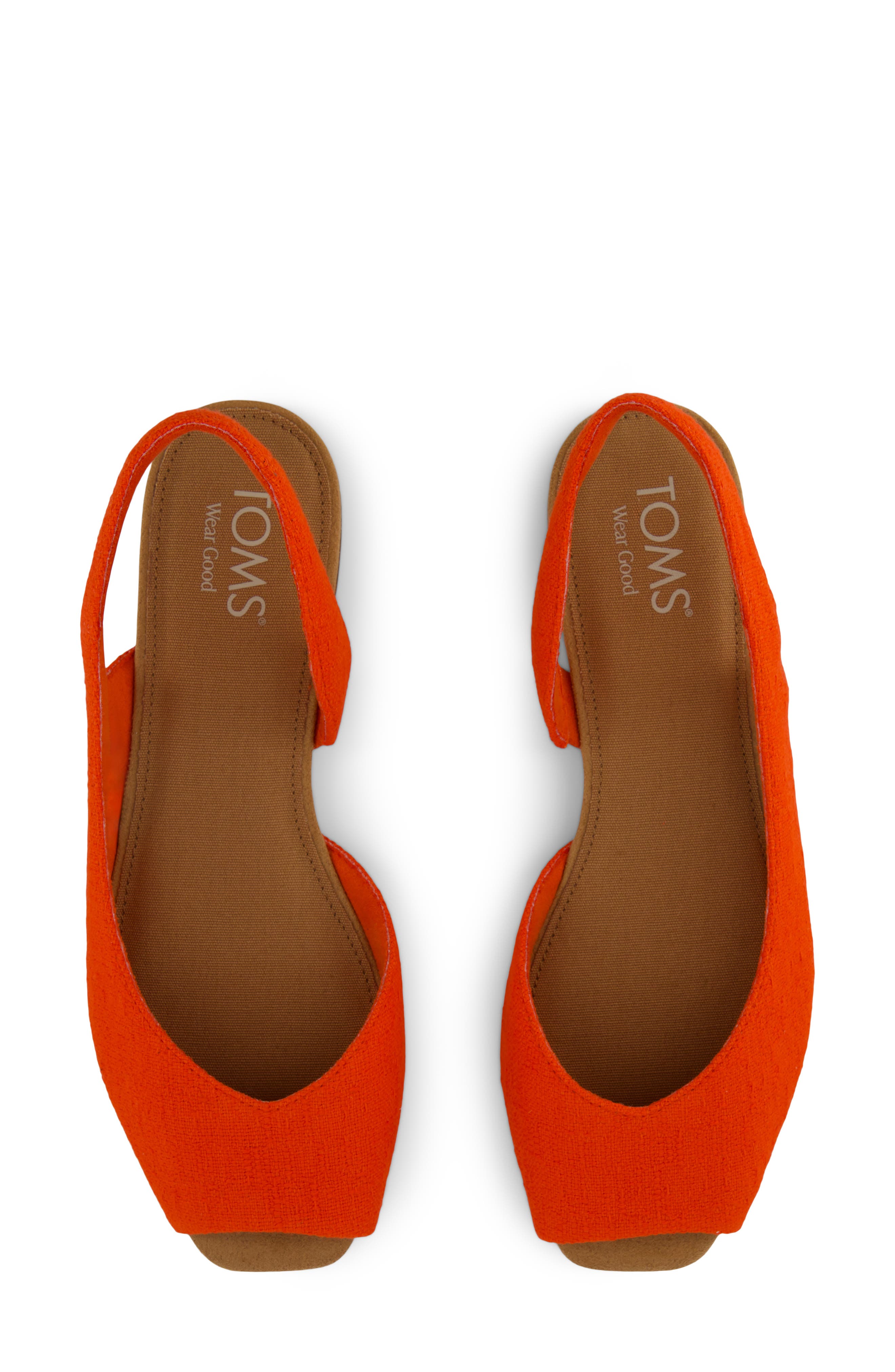 TOMS The Briella Slingback Sandal, Alternate, color, Red