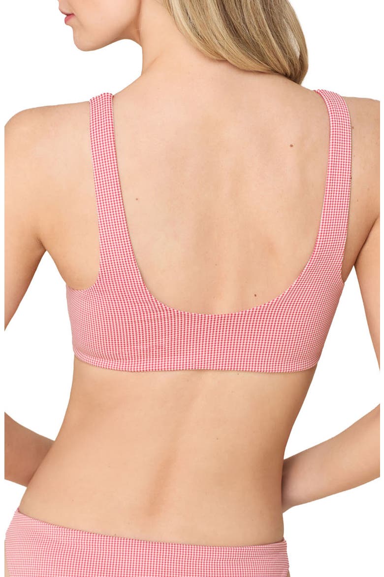 The Delrey Scoop Neck Bikini Top, Alternate, color, STRAWBERRY