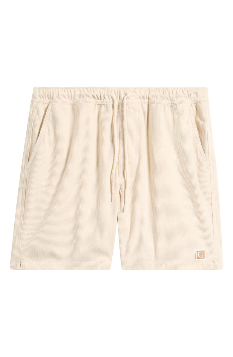 Brixton Everyday Corduroy Shorts, Alternate, color, Whitecap