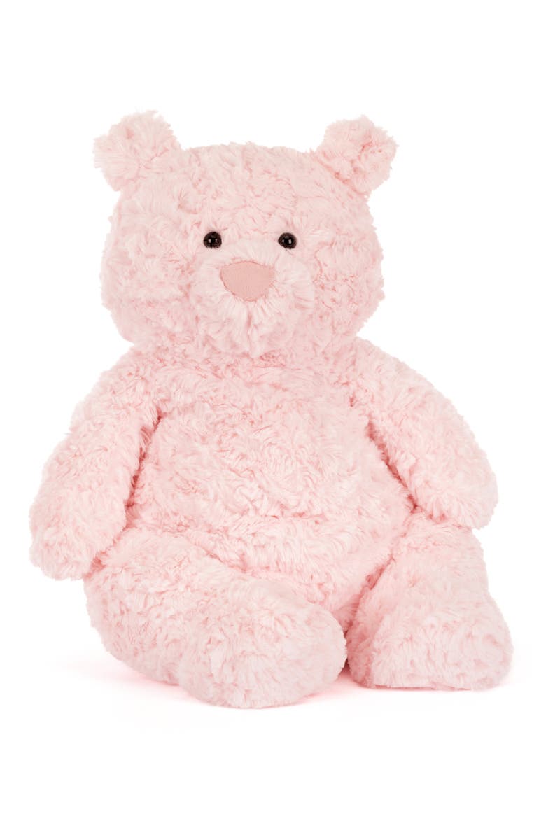 Leola Bear Large Plush Toy, Alternate, color, PINK