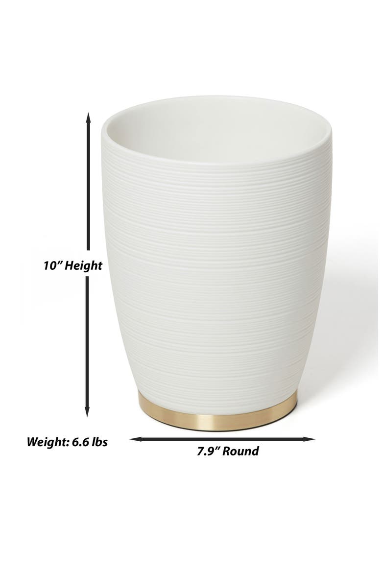 Dubai Wastebasket, Alternate, color, WHITE