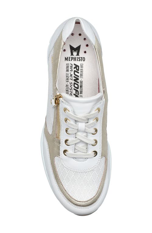 Mephisto Ylona Sneaker In White Softy
