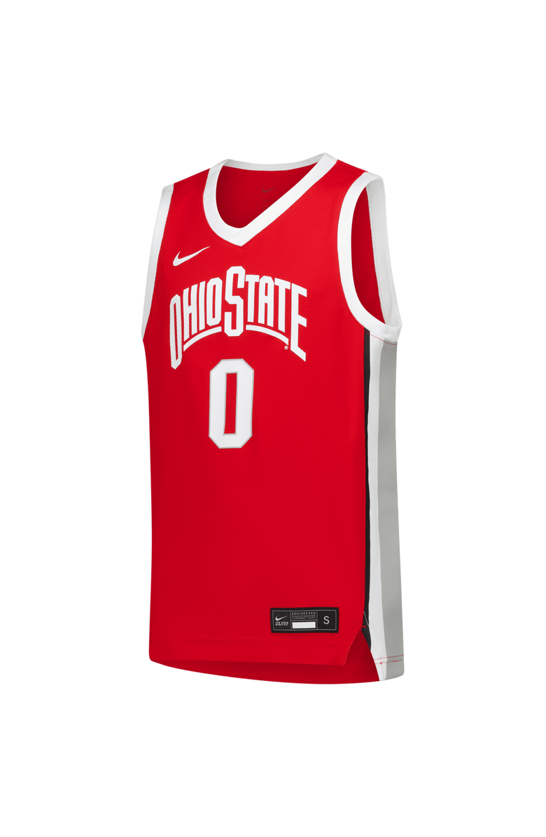 Nike Youth Nike Scarlet Ohio State Buckeyes Replica Basketball Jersey, Alternate, color, Scarlet