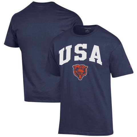 Men's Champion Navy Chicago Bears Americana T-Shirt