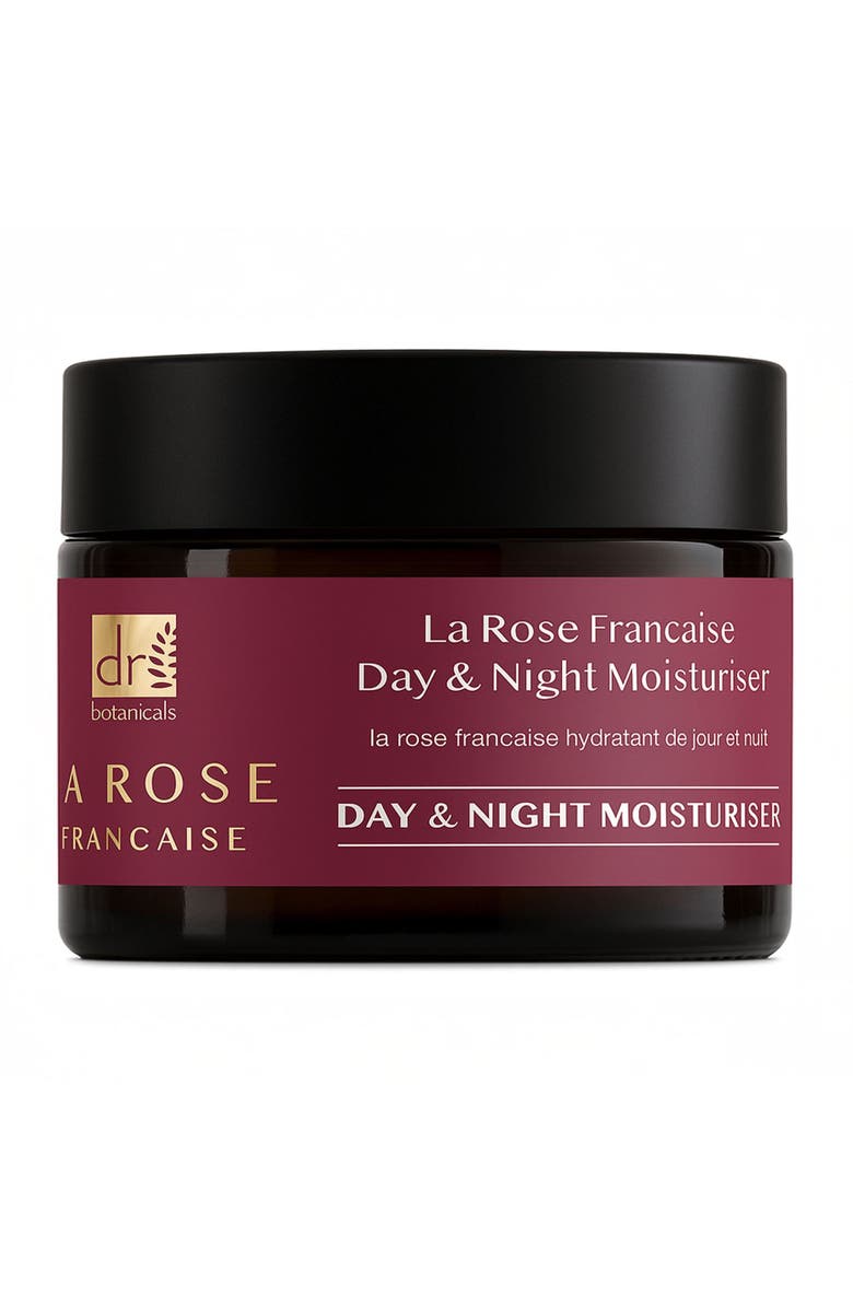 DR BOTANICALS La Rose Française Skin Renewal Duo Moisturiser for Hydration & Radiance 50 ml, Main, color, White