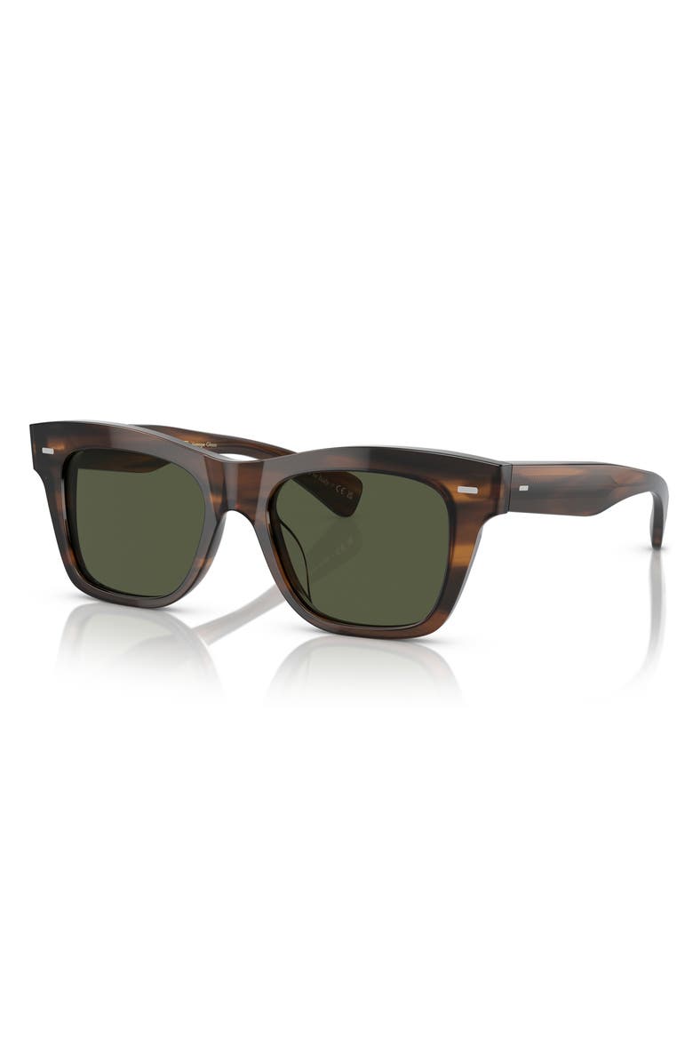 Oliver Peoples Ms. Oliver 51mm Square Sunglasses, Alternate, color, Tortoise
