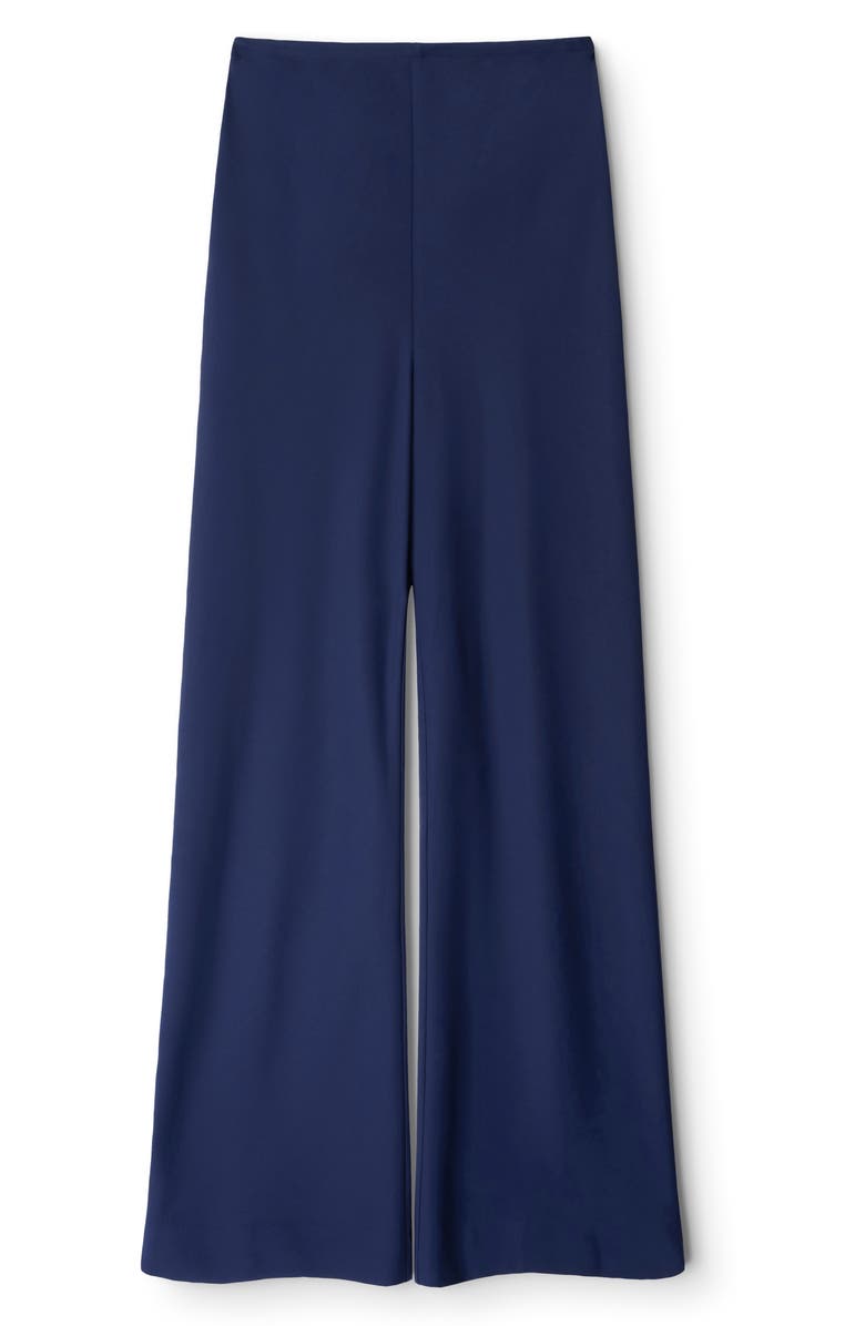 STAUD Stroll Wide Leg Pants, Alternate, color, Navy