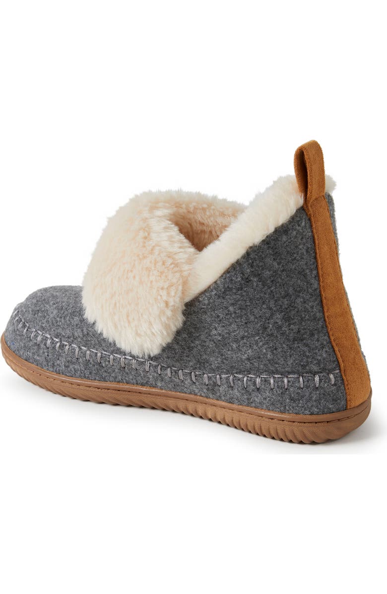 DEARFOAMS Moritz Bootie Slipper, Alternate, color, Grey