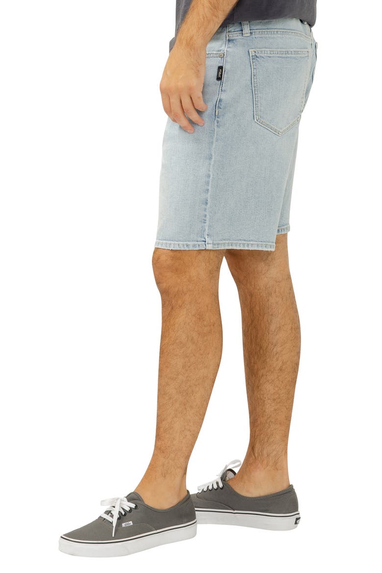 Relaxed Denim Shorts, Alternate, color, ANTIBES