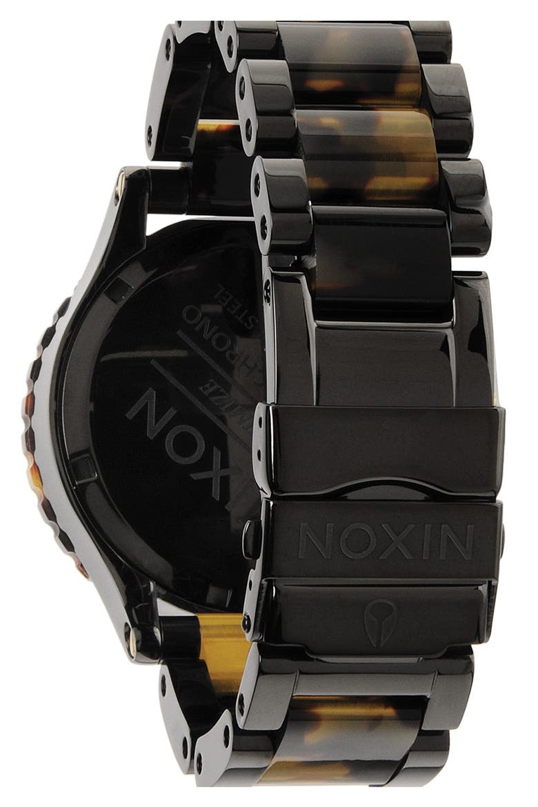 'The 42-20 Chrono' Watch, 42mm, Alternate, color, BLACK/TORT