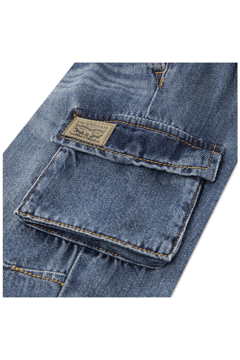 Denim Cargo Joggers, Alternate, color, GOLDENROD
