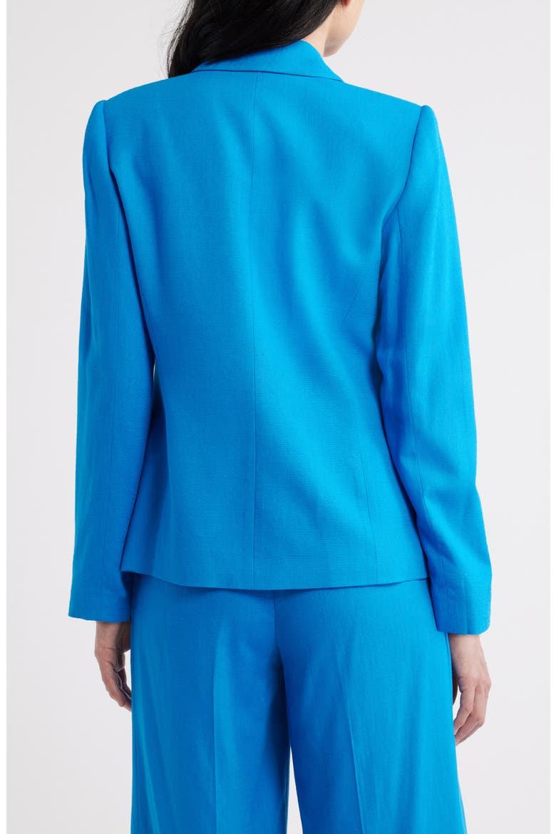 One-Button Blazer, Alternate, color, BLUE JEWEL