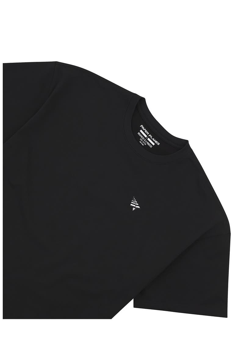 Planes JFK Cotton Graphic T-Shirt, Alternate, color, BLACK