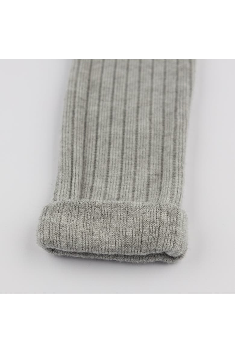 Fuzzy Sweater Knit Patch Pant- Infant, Alternate, color, Heather Grey