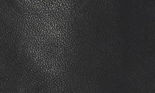 Dl1961 Button-through Leather Skirt In Black