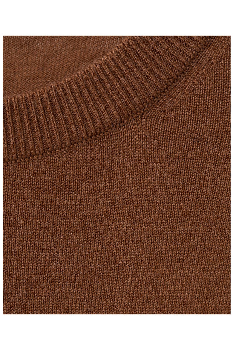 Knot Detail Sweater, Alternate, color, CARAMEL