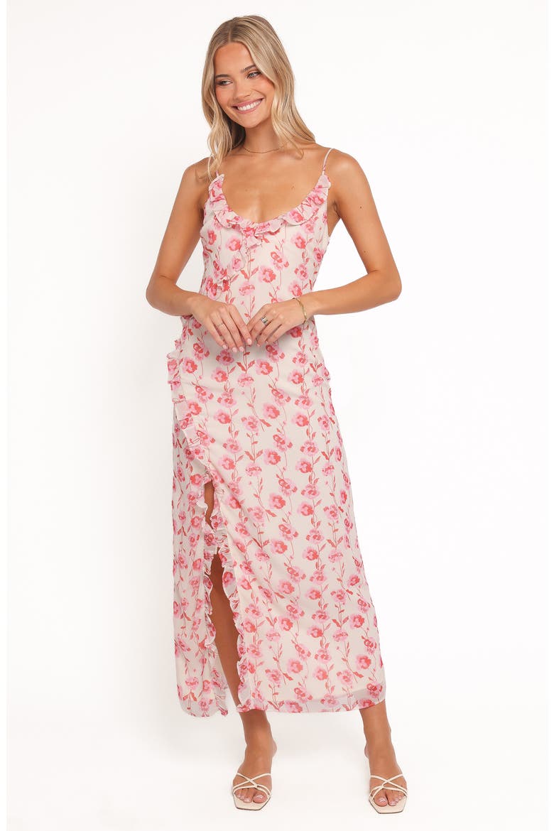 Charli Maxi Dress, Alternate, color, PINK FLORAL