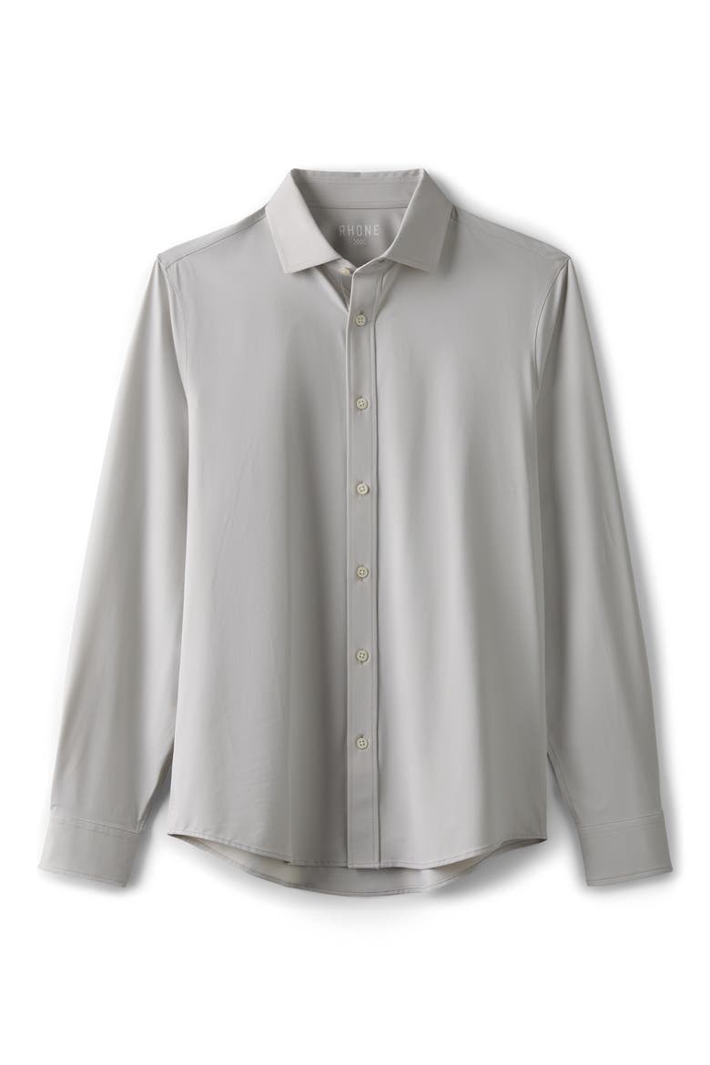 Commuter Classic Fit Stretch Button-Up Shirt, Alternate, color, GRAY STONE OXFORD