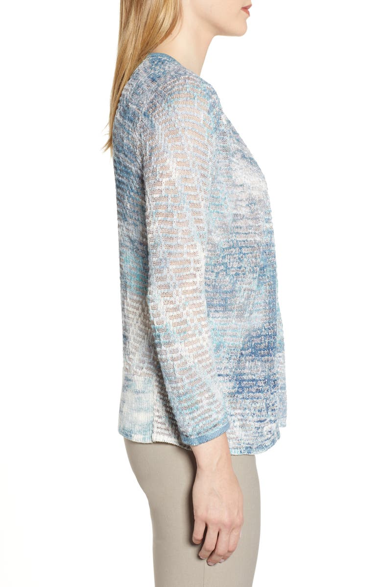 NIC+ZOE Sea Map Cardigan, Alternate, color,