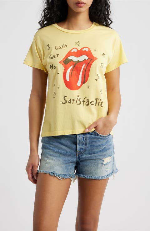Rolling Stones Satisfaction Cotton Graphic T-Shirt