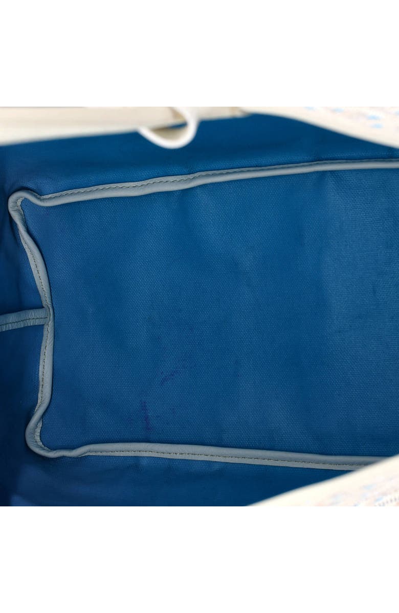 Pre-Owned Goyard Saint Louis Tote Claire Voie Coated Canvas PM, Alternate, color, Blue