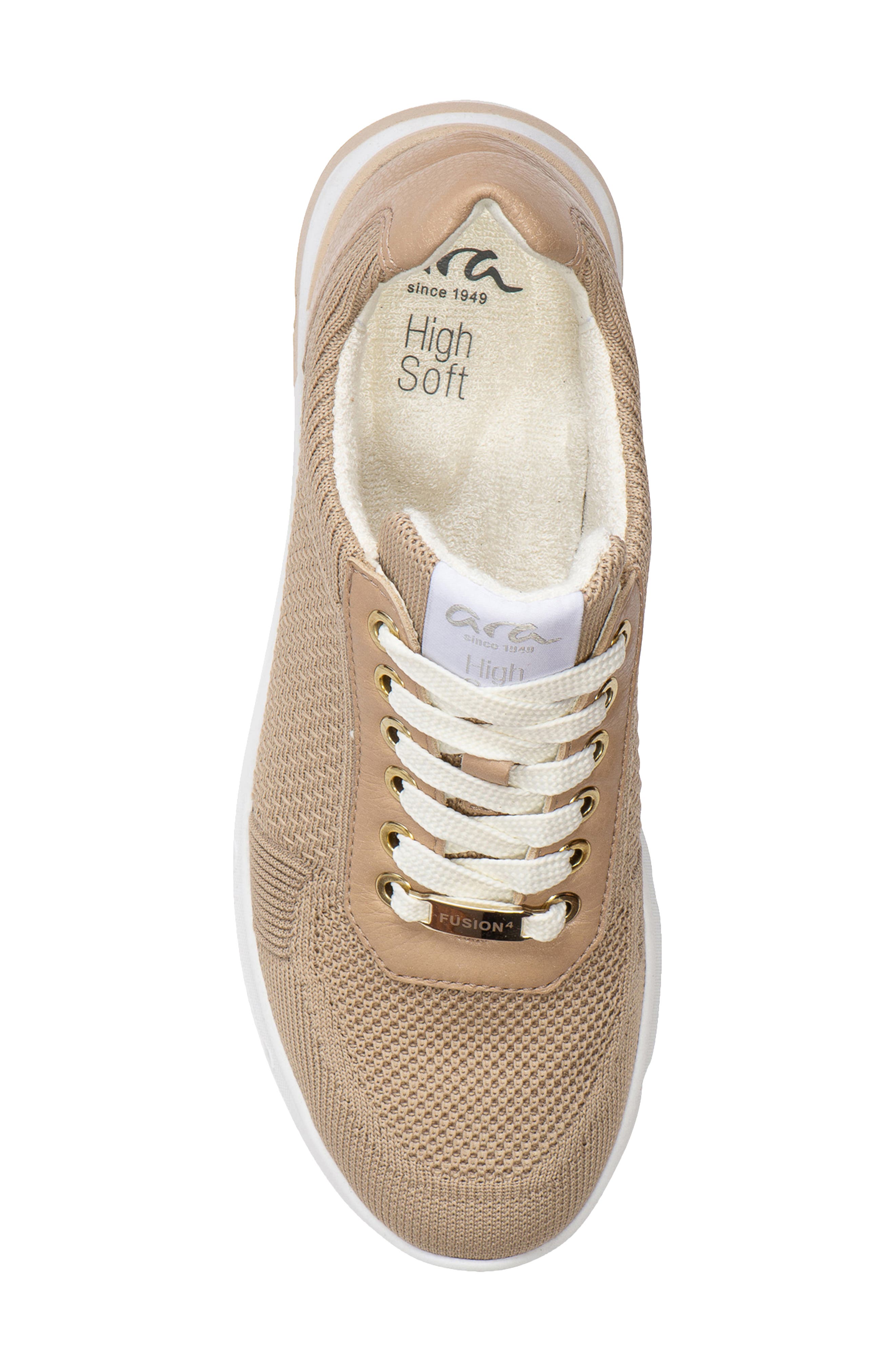 ara Nassau II Knit Wedge Sneaker, Alternate, color, 