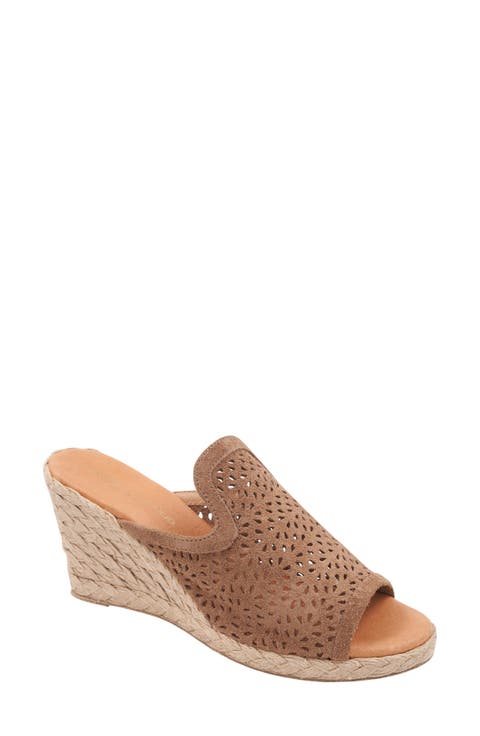Nissa Espadrille Wedge Slide Sandal (Women)