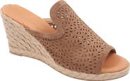 André Assous Nissa Espadrille Wedge Slide Sandal