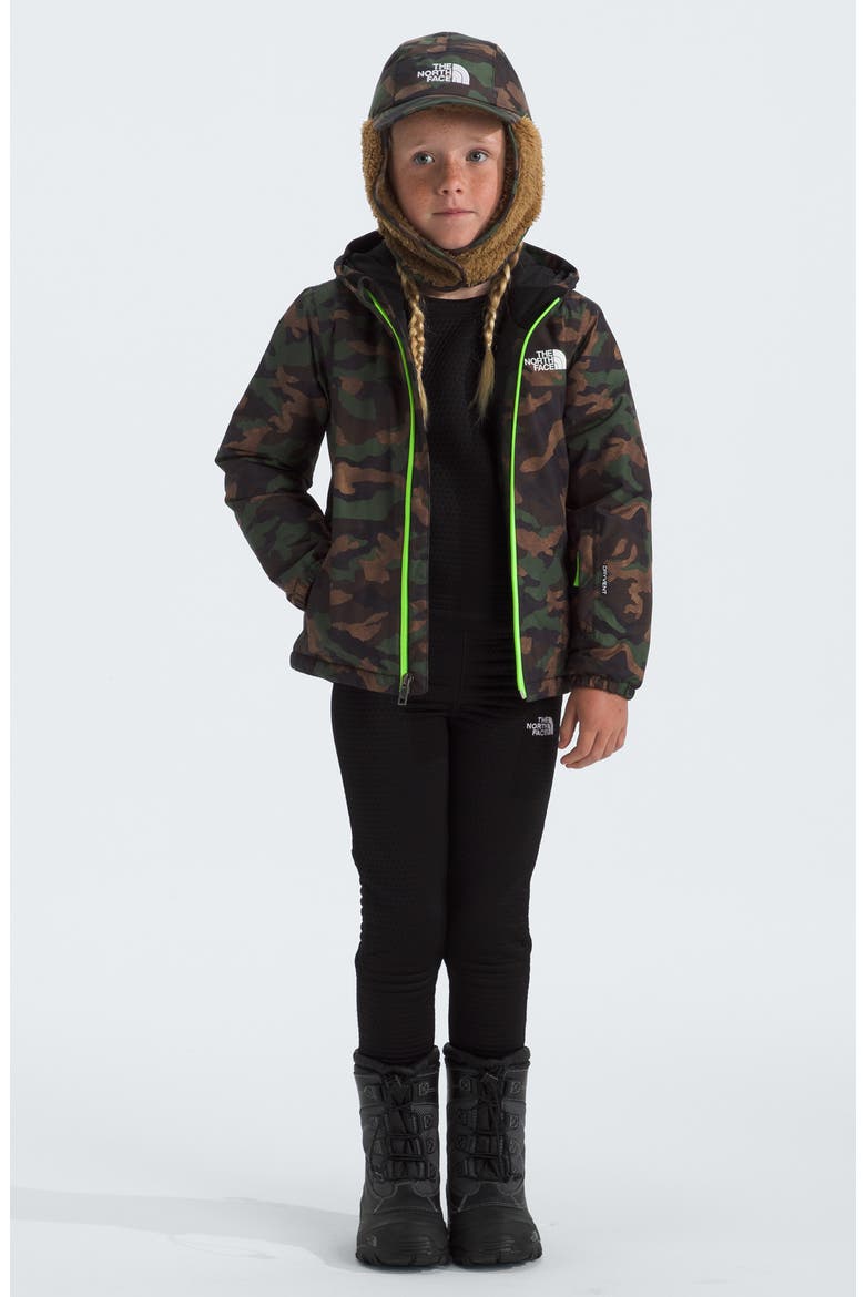 Kids' Freedom Insulated Waterproof Hooded Jacket, Alternate, color, TNF BLACK