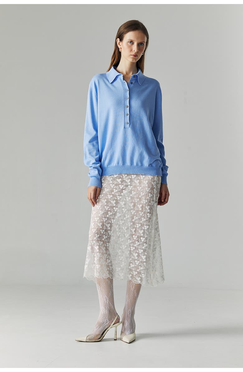 ATS Nara Knit Top, Alternate, color, Blue