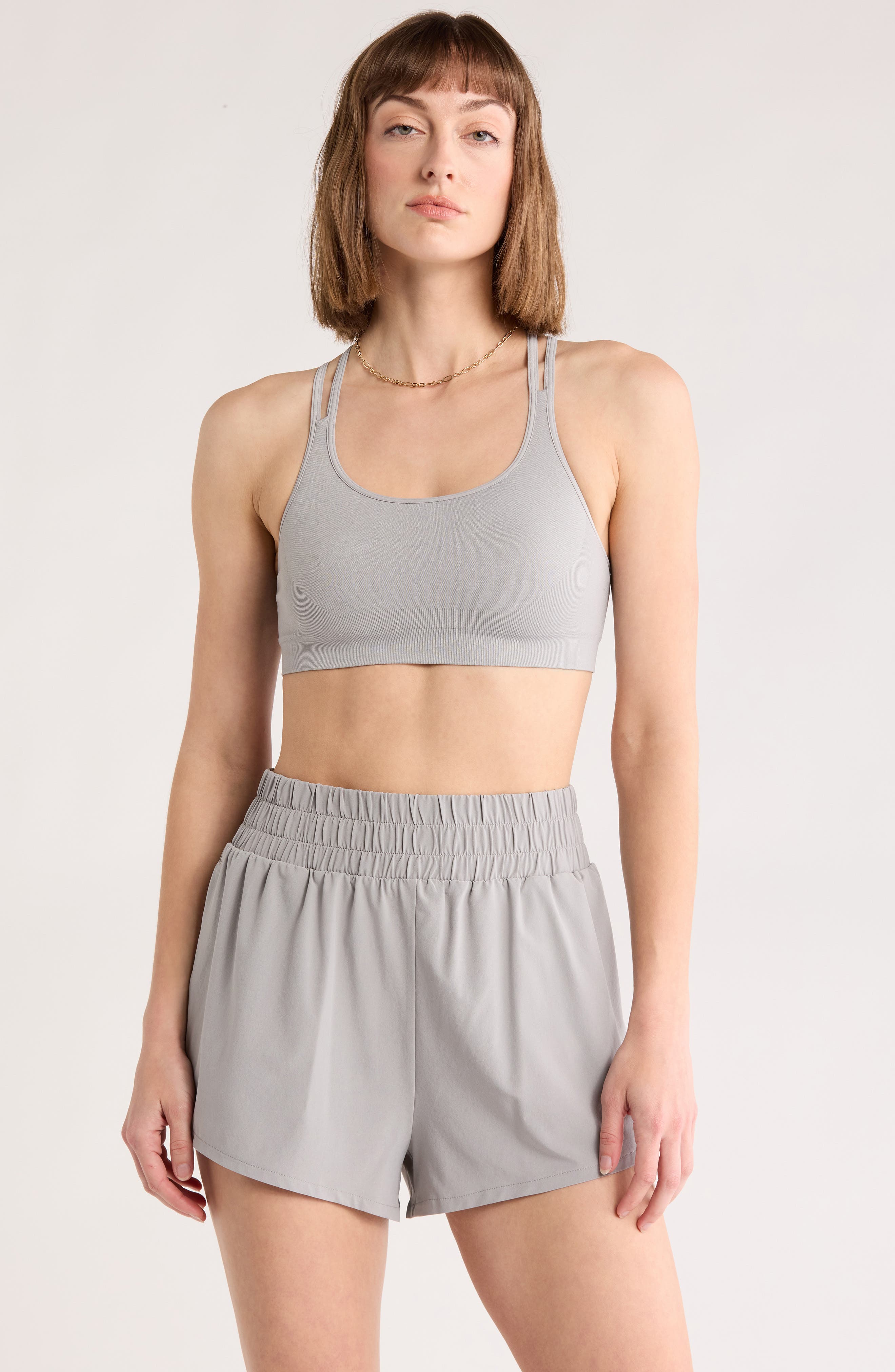Zella Seamless Strappy Sports Bra