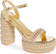 AZALEA WANG Judson Ankle Strap Platform Sandal