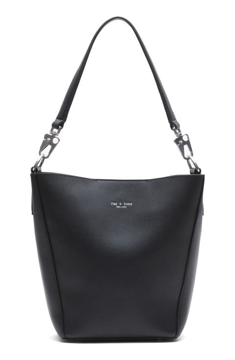 Parker Leather Bucket Bag